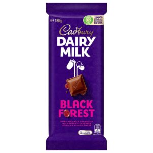 Cadbury Dairy Milk Black Forest Chocolate Bar 180G