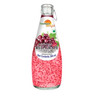 American Basil Seed Drink Red Grape