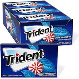 Trident Peppermint Flavour Sugar Free Gum