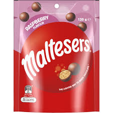 Maltesers Raspberry Milk Chocolate Snack & Share Bag 120g