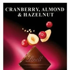 Lindt Excellence Cranberry, Almond & Hazelnut 100gm