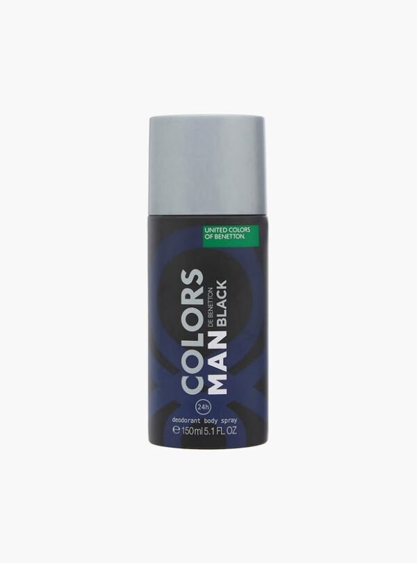 United Colors Of Benetton Colors Man Black Deodorant Spray 150ml