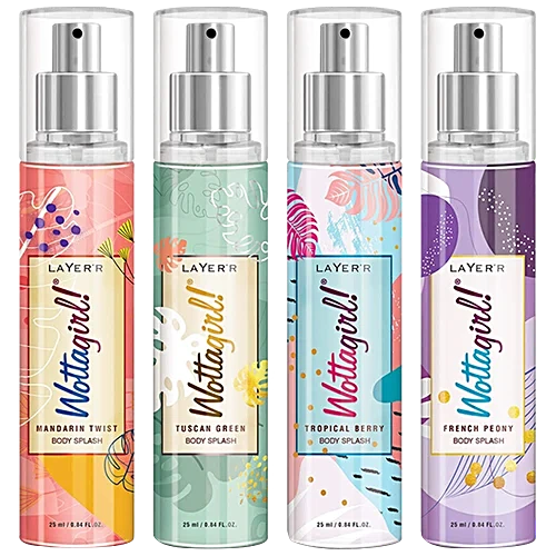 Wottagirl!  Body Splash, Assorted Flavours