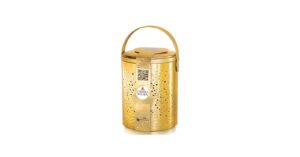 Ferrero Rocher Chocolate Gift Set, Gold Decorative Tin with Handle, 24 Pralines