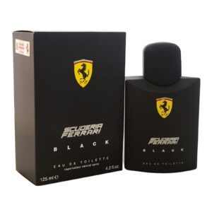 71MJq81AC-L.jpg Ferrari Black by Ferrari for Men - Eau de Toilette , 125ml