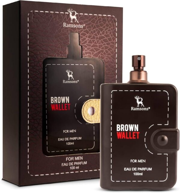 Ramsons Brown Wallet Eau de Parfum for Men - 100 ml