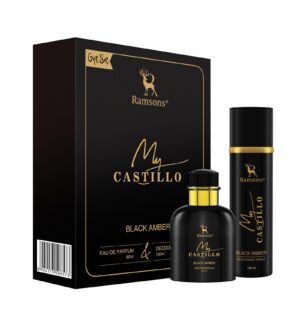71cD2sTD6RL.jpg Ramsons My Castillo Black Amber Perfume & Deodorant Gift Set