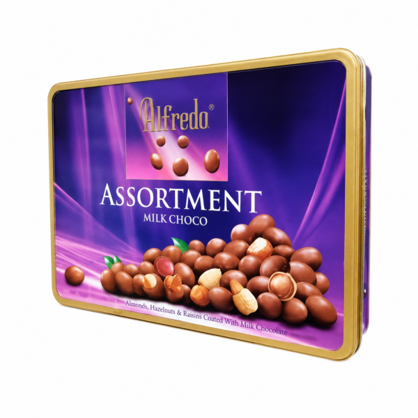 Alfredo Almond Milk Chocolate Tin 300GM | 180GM