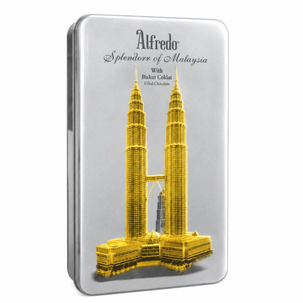 Alfredo Kuala Lumpur Twin Tower Milk Chocolate Tin 180g