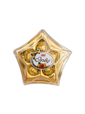 Kaprika Only Hazelnut Chocolate Truffles, Heart-Shaped Box 5 pis