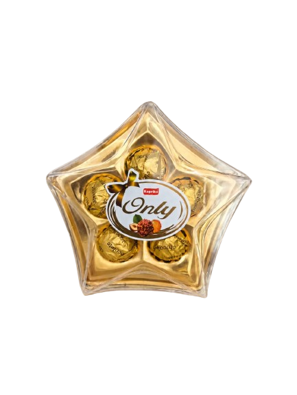 Kaprika Only Hazelnut Chocolate Truffles, Heart-Shaped Box 5 pis