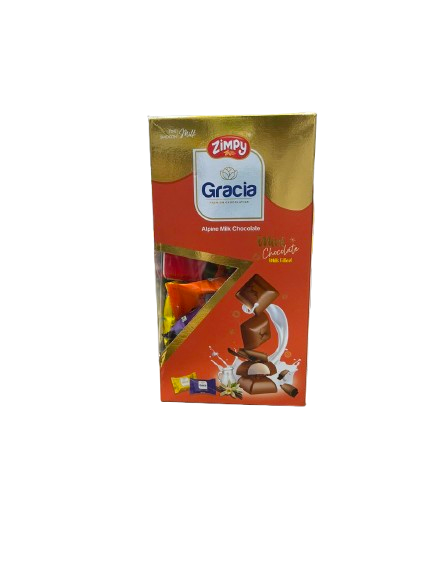 Zimpy Gracia Milk Chocolate 200GM