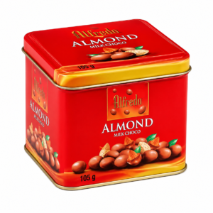 Alfredo Milk Chocolate Covered With Nutties 105g Tin