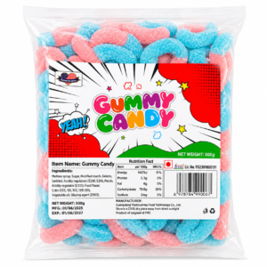 Americano Gummy Candy pink&blue Wheel 500GM