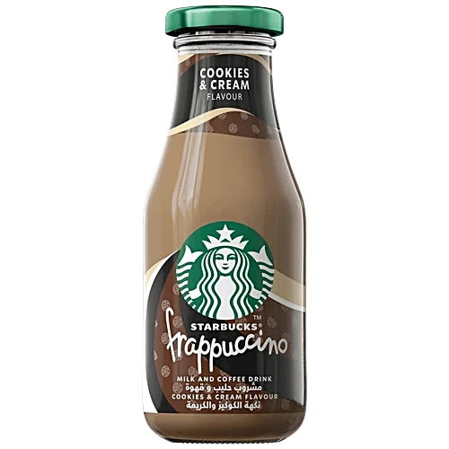 Starbucks Imported Frappuccino Milk & Coffee Drink - Cookies & Cream Flavour, 250 ml