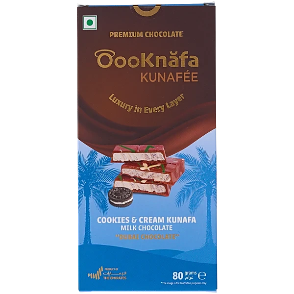 40363384_1-oooknafa-cookies-cream-kunafa-milk-chocolate.webp Oooknafa Cookies & Cream Kunafa Milk Chocolate 80GM