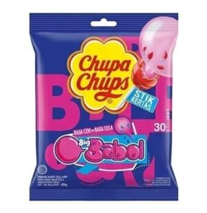 41bETtb8H-L.jpg Chupa Chups Big Babol Lollipop Candy, Bubble Gum Filled
