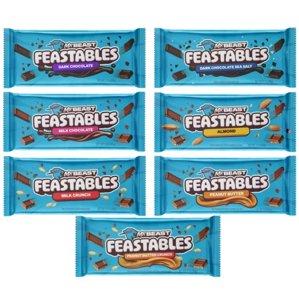 Mr Beast Feastables MrBeast Milk Chocolate Bar 35gm