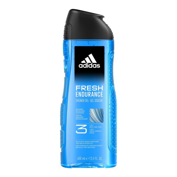 Adidas Fresh Endurance 3-IN-1 Shower Gel for Men - 400ml