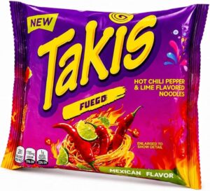Takis Fuego Hot Chili Pepper & Lime Flavored Noodles