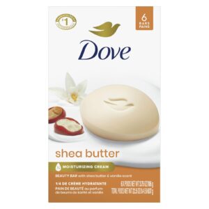 71pke2NWFNL.jpg Shea Butter Beauty Bar Soap 8 Count Nourishing Cleanser