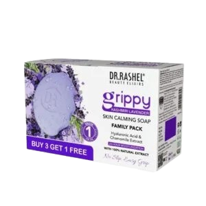 Buy DR.RASHEL Set Of 4 Grippy Lavender Skin Calming Soap