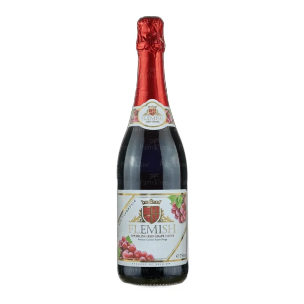 Flemish Sparkling Pomegranate Non Alcoholic Red Drink