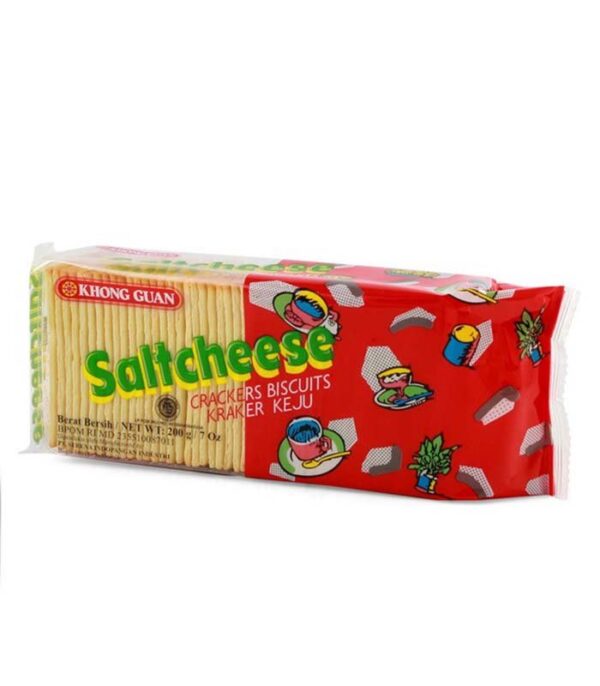 Khong Guan Saltcheese Crackers Biscuits 200g