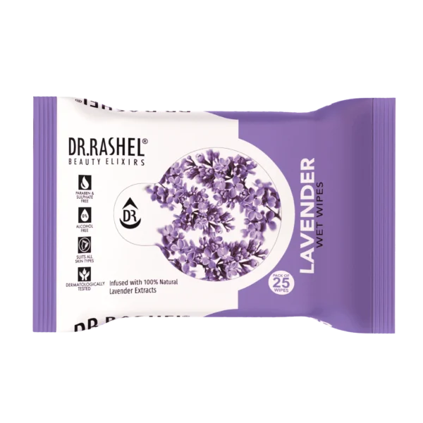 Dr. Rashel Lavender Face Wet Wipes
