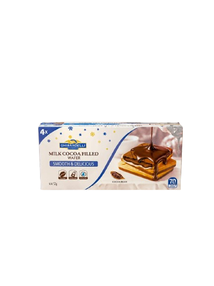 GHIRARDELLI Milk Cocoa Filled Wafer