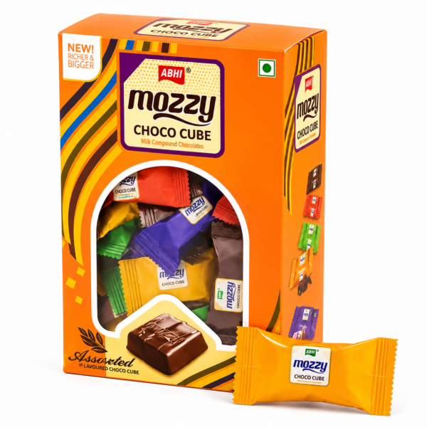 400gm Abhi Mozzy Assorted Choco Cube