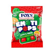 Fox's Gummy Candy 45GM Emoti pops