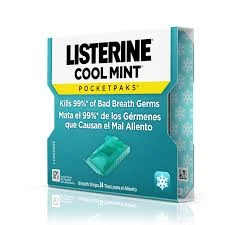 Listerine Fresh burst Mouth Freshener Strips, 24