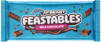 Mr Beast Feastables MrBeast Milk Chocolate Bar 35gm