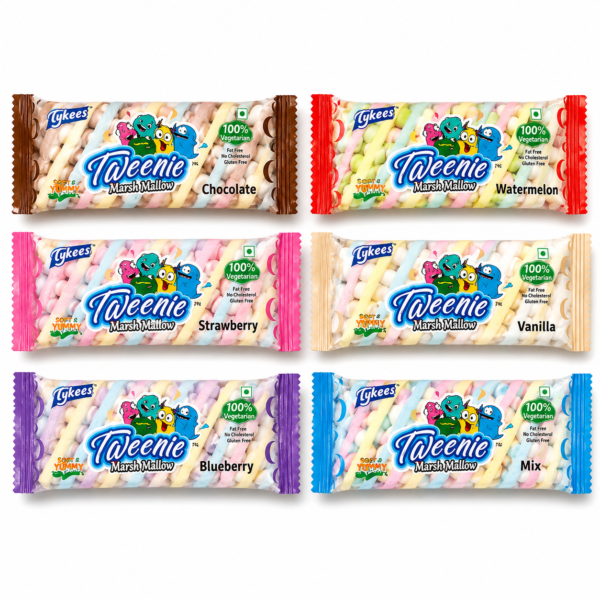 Tykees Tweenie Marsh Mallow 120G