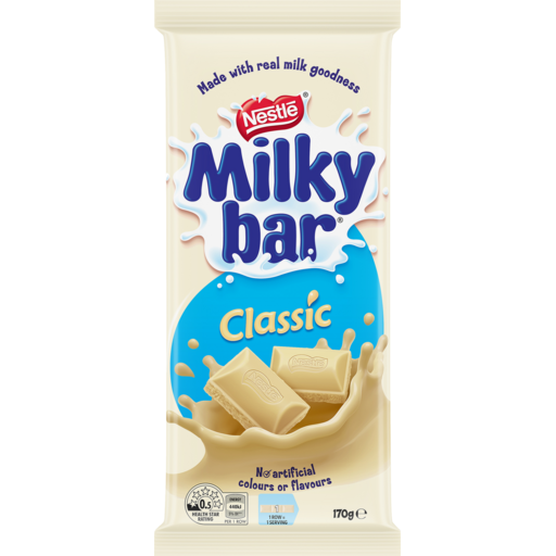 Nestle Milky bar Classic Chocolate Block 170g