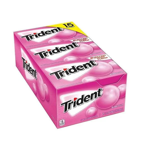 Trident Tropical Twist Flavour Sugar Free Gum
