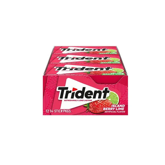 Trident Tropical Twist Flavour Sugar Free Gum