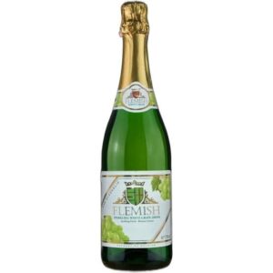 Flemish Sparkling Non Alcoholic White Grape Drink
