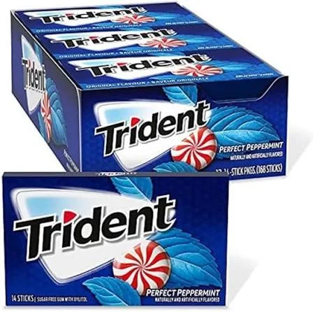 Trident Tropical Twist Flavour Sugar Free Gum