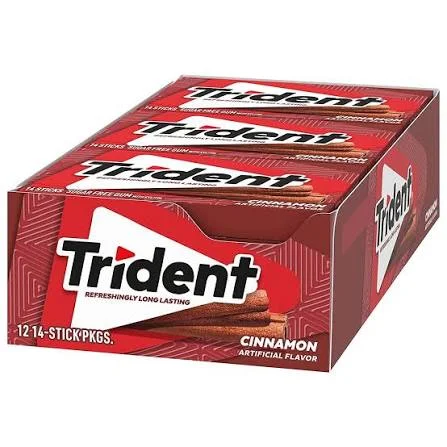 Trident Tropical Twist Flavour Sugar Free Gum