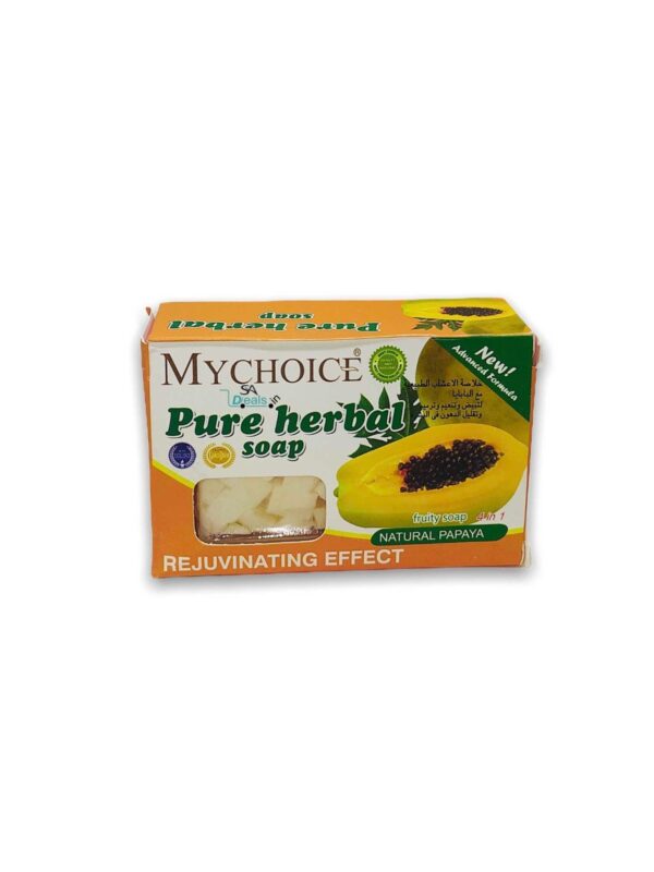 Bar Natural Papaya My Choice Pure Herbal Soap