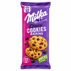 milks choco cookies nuts